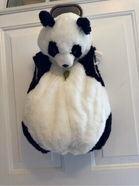 Plush Panda Kids Costume - Black & White